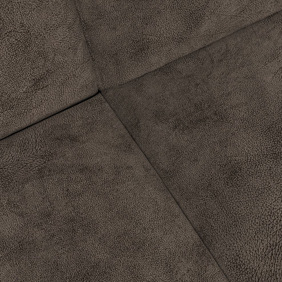 Emerson Large Corner Sofa in Dapple Chocolate Fabric 9