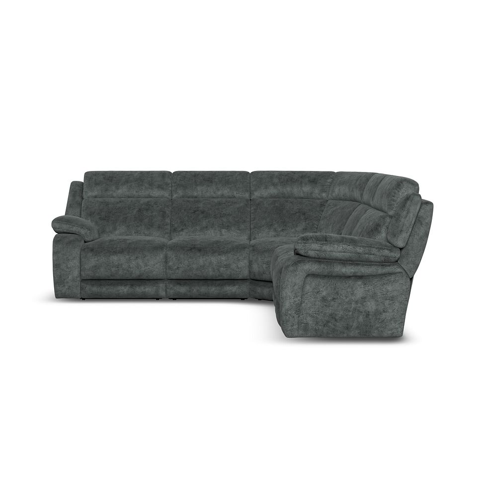 Emerson Large Corner Sofa in Dapple Grey Fabric 2