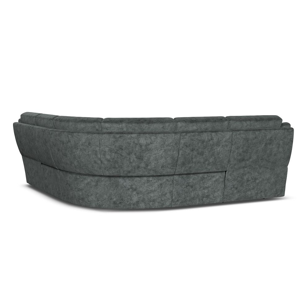 Emerson Large Corner Sofa in Dapple Grey Fabric 3