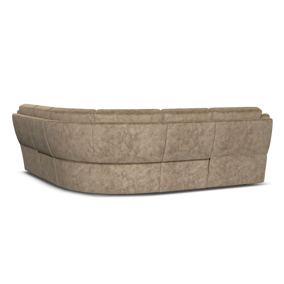Emerson Large Corner Sofa in Dapple Taupe Fabric 3