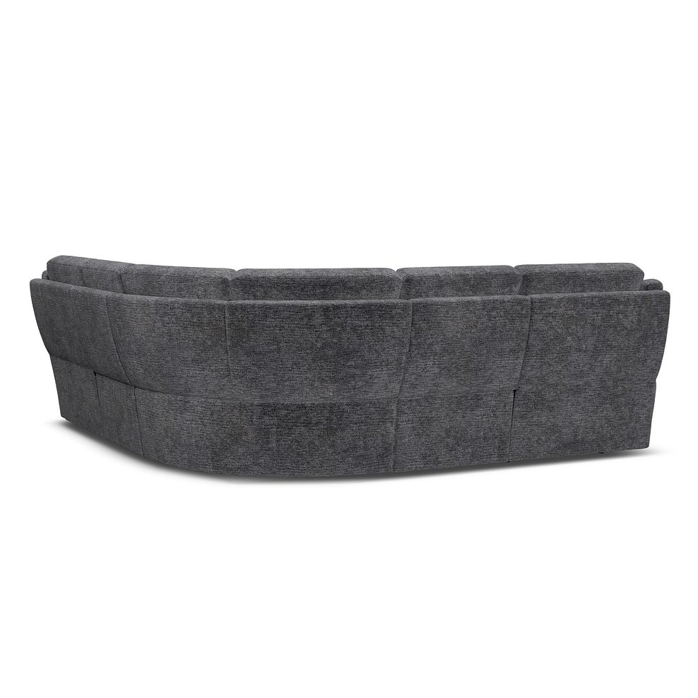 Emerson Large Corner Sofa in Luxe Charcoal Fabric 3