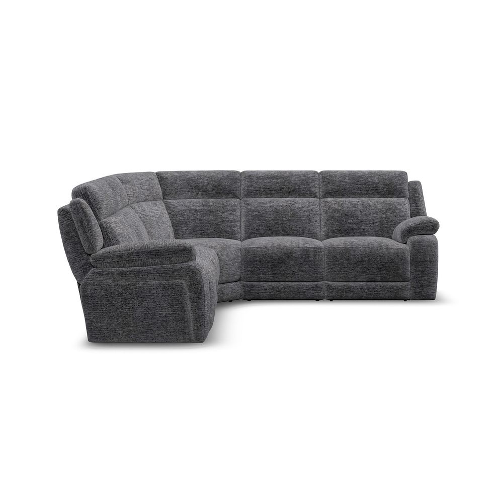 Emerson Large Corner Sofa in Luxe Charcoal Fabric 4