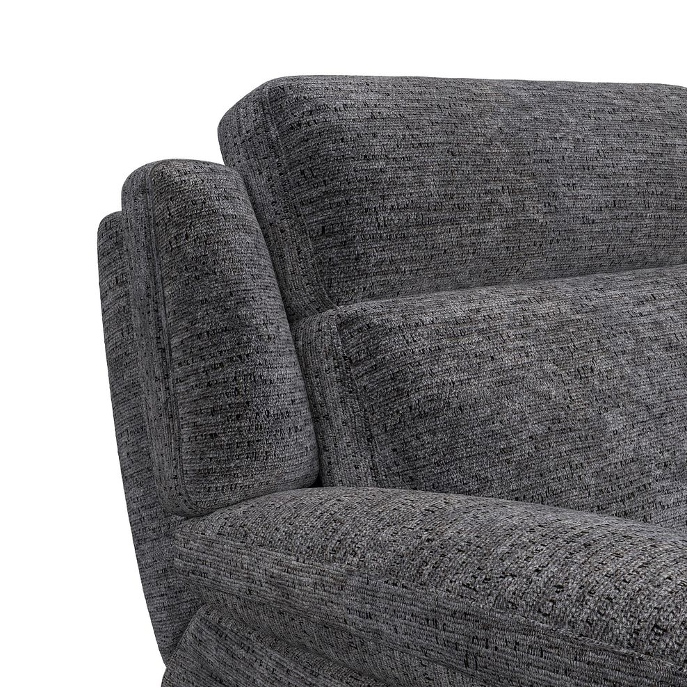 Emerson Large Corner Sofa in Luxe Charcoal Fabric 8