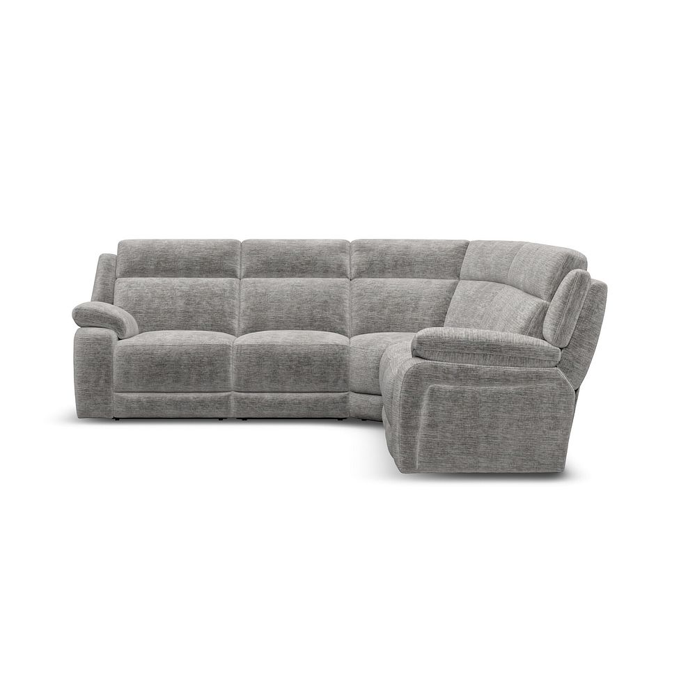 Emerson Large Corner Sofa in Luxe Grey Fabric 2
