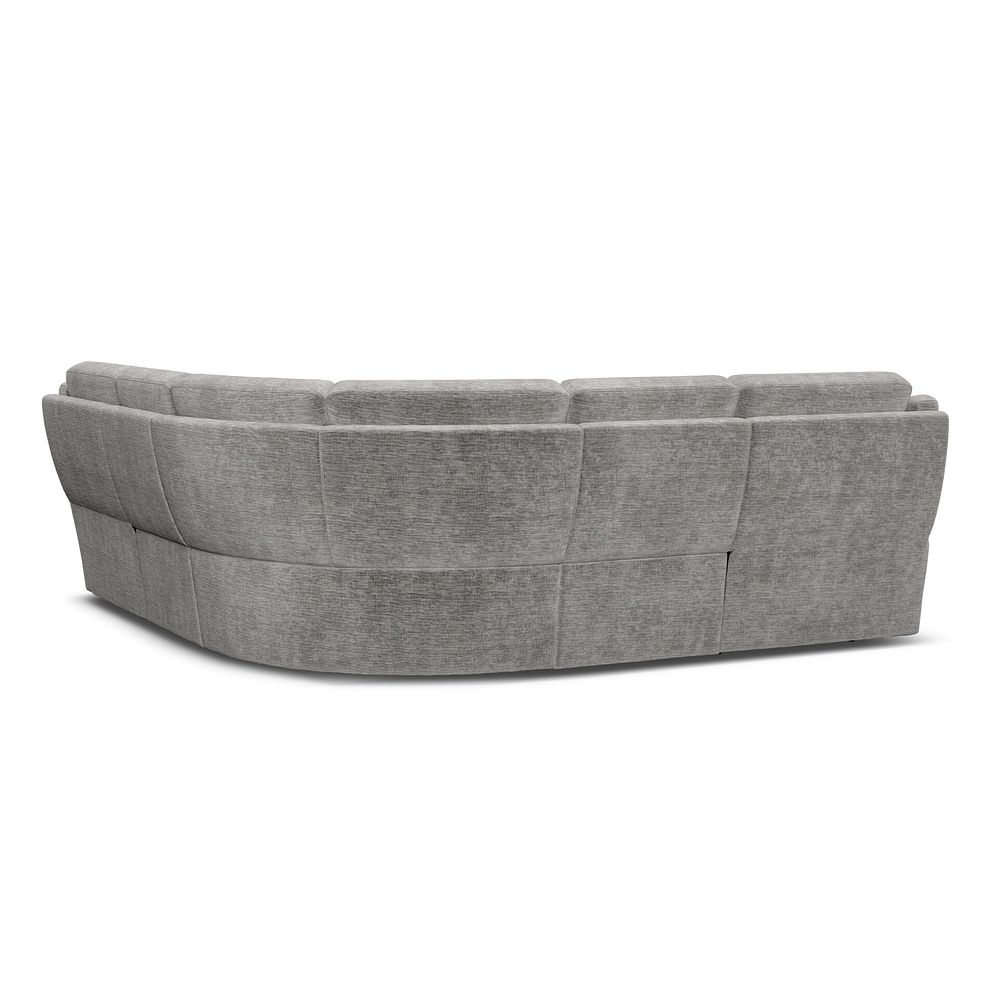 Emerson Large Corner Sofa in Luxe Grey Fabric 3