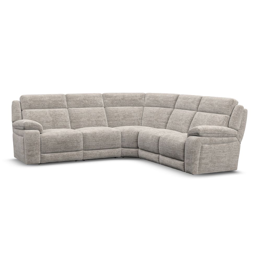 Emerson Large Corner Sofa in Luxe Natural Fabric 1