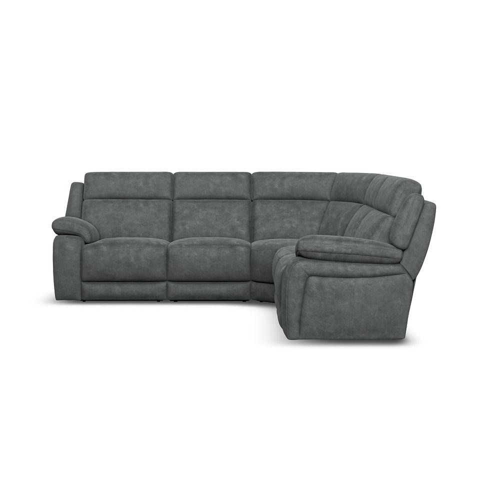 Emerson Large Corner Sofa in Miller Grey Fabric 2