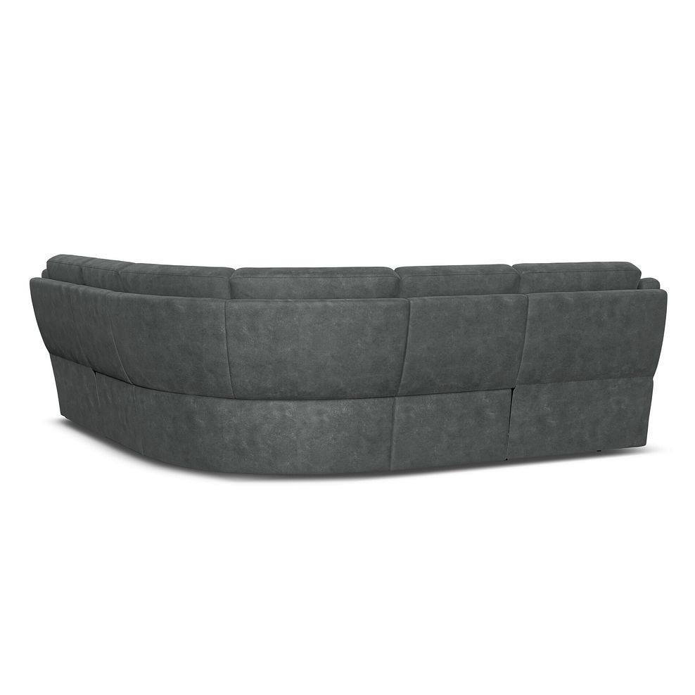 Emerson Large Corner Sofa in Miller Grey Fabric 3