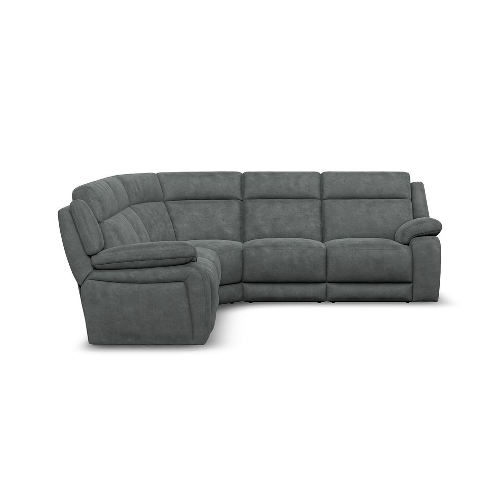 Emerson Large Corner Sofa in Miller Grey Fabric 4