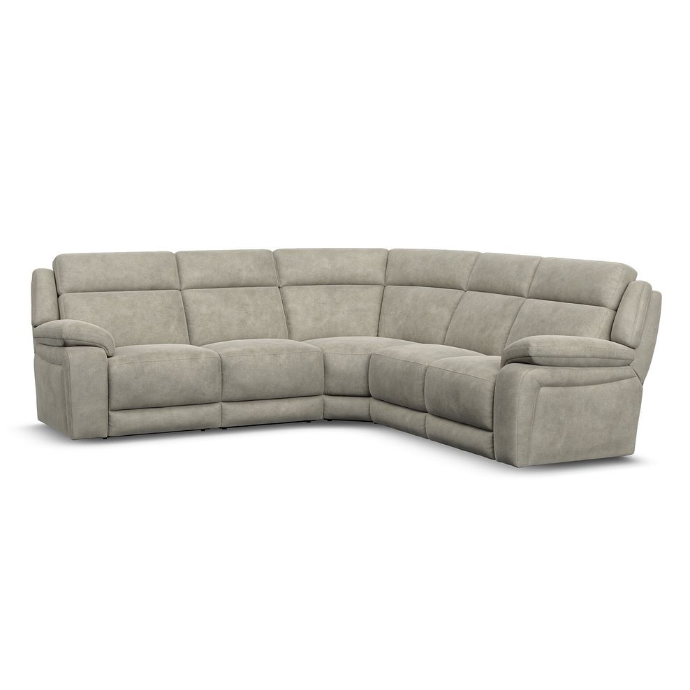 Emerson Large Corner Sofa in Miller Taupe Fabric 1