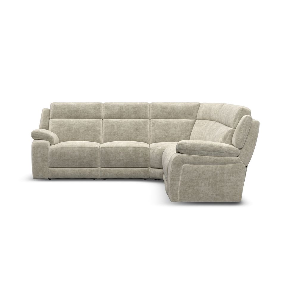 Emerson Large Corner Sofa in Plush Beige Fabric 2