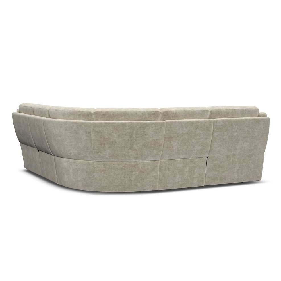 Emerson Large Corner Sofa in Plush Beige Fabric 3