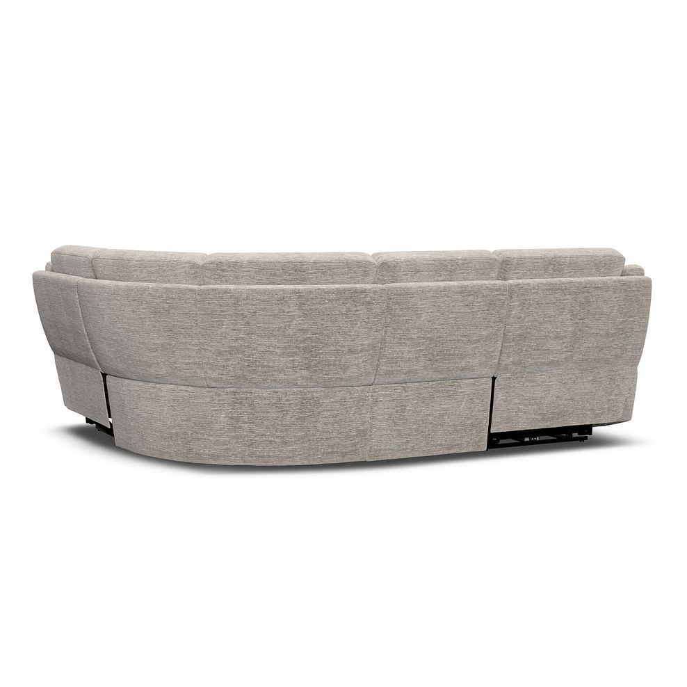 Emerson Left Hand Corner Electric Recliner Sofa in Luxe Natural Fabric 6