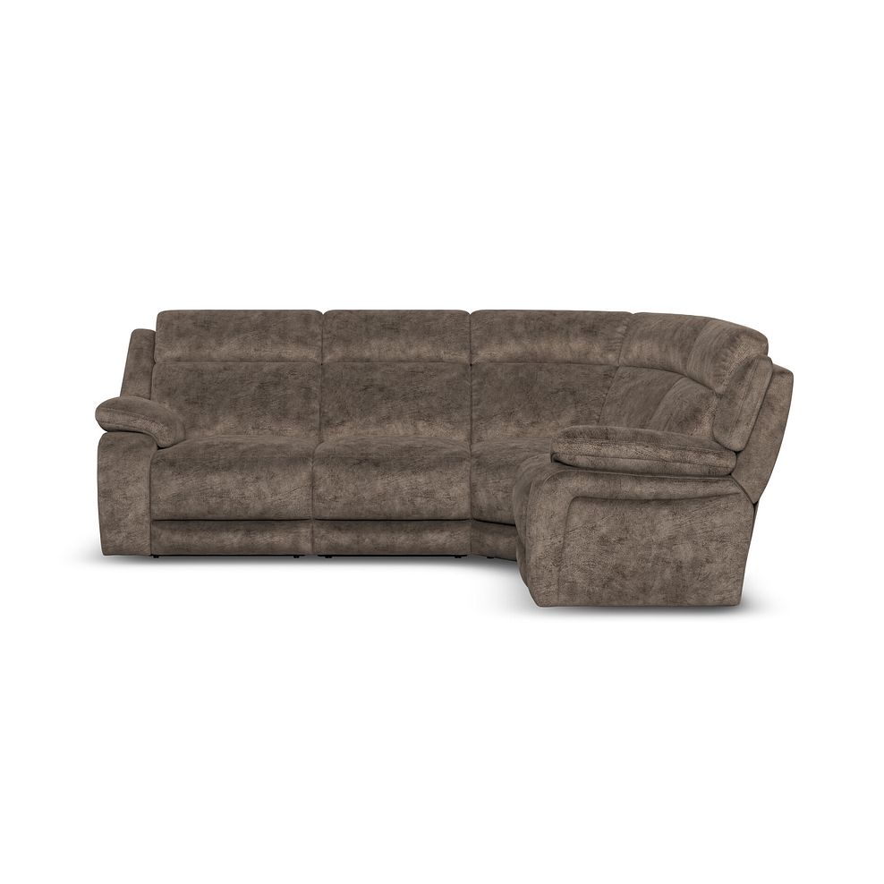 Emerson Left Hand Corner Sofa in Dapple Chocolate Fabric 2
