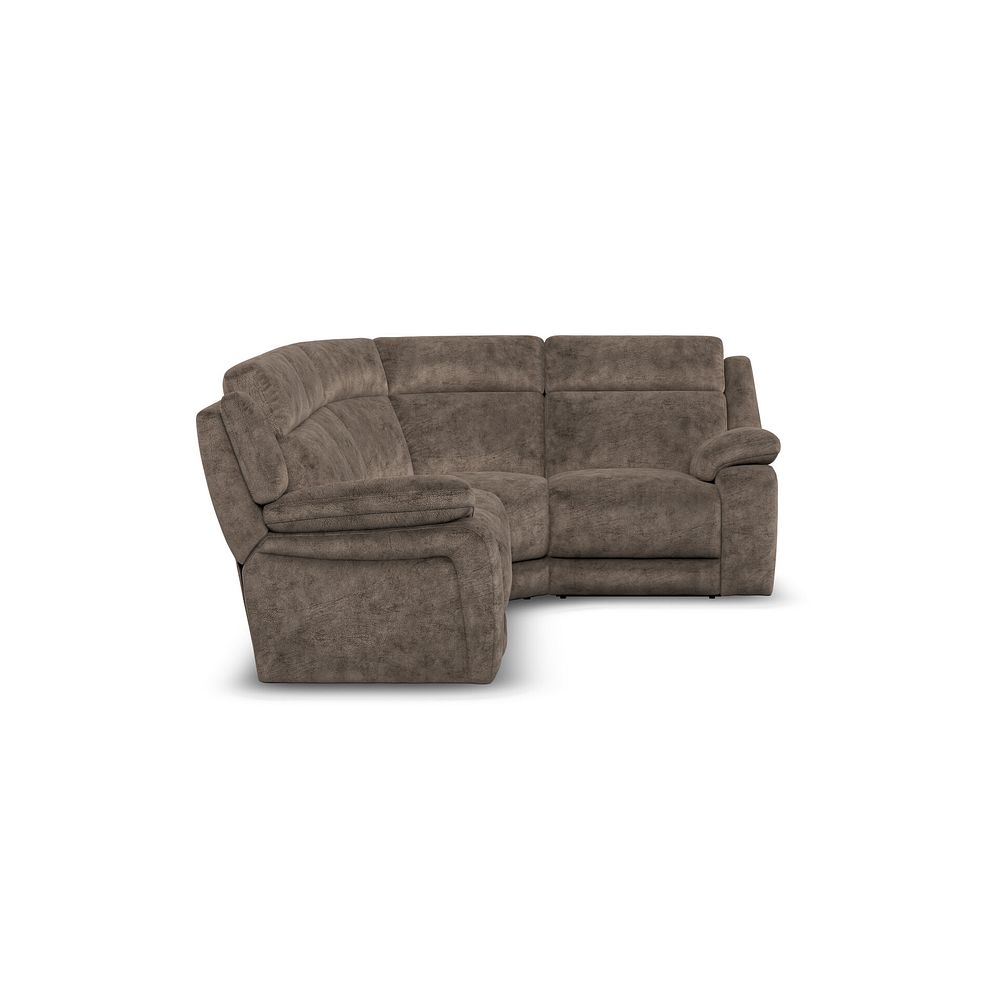 Emerson Left Hand Corner Sofa in Dapple Chocolate Fabric 4