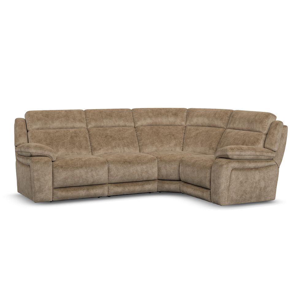 Emerson Left Hand Corner Sofa in Dapple Taupe Fabric 1