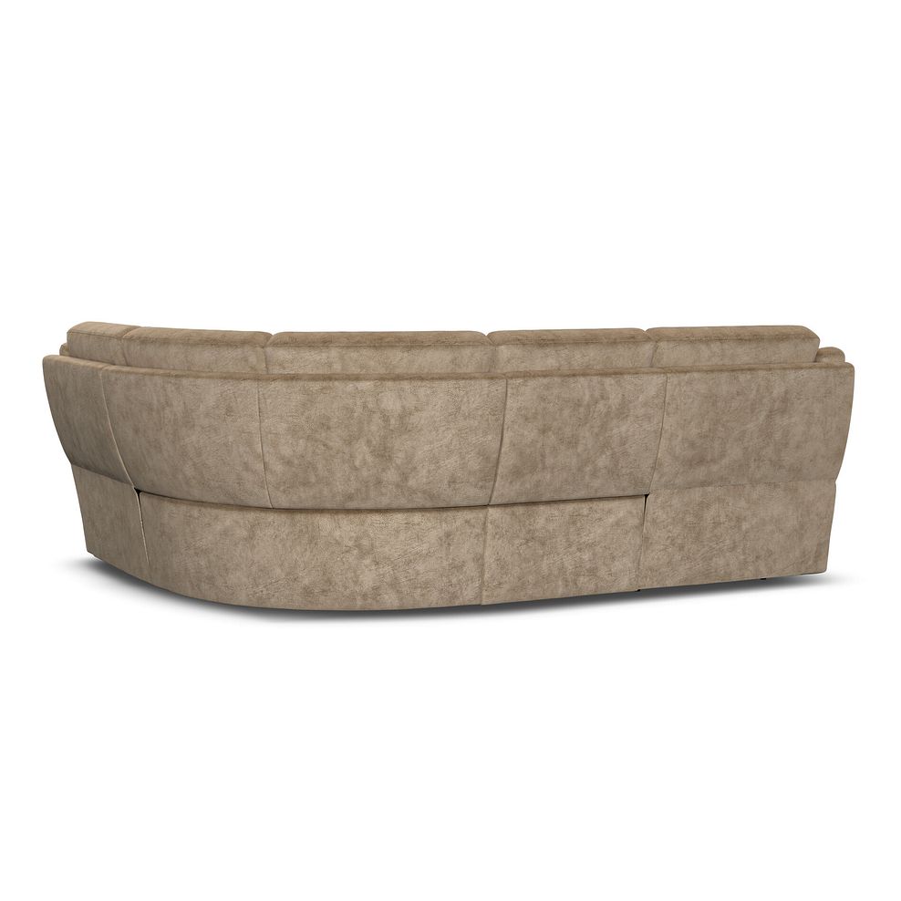 Emerson Left Hand Corner Sofa in Dapple Taupe Fabric 3