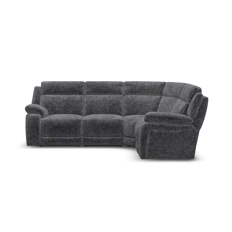 Emerson Left Hand Corner Sofa in Luxe Charcoal Fabric 2