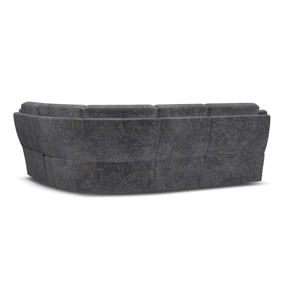 Emerson Left Hand Corner Sofa in Luxe Charcoal Fabric 3
