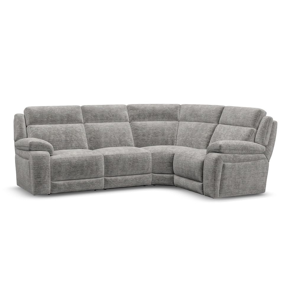 Emerson Left Hand Corner Sofa in Luxe Grey Fabric 1