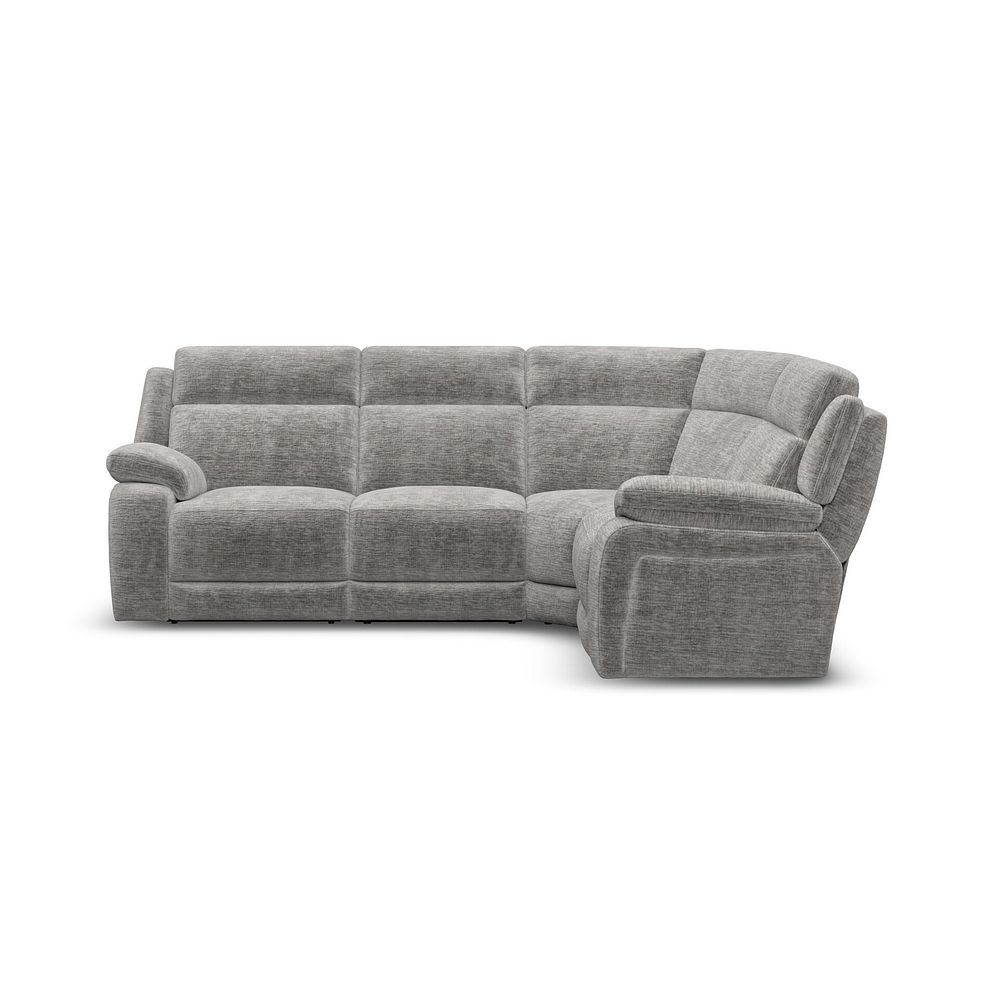 Emerson Left Hand Corner Sofa in Luxe Grey Fabric 2