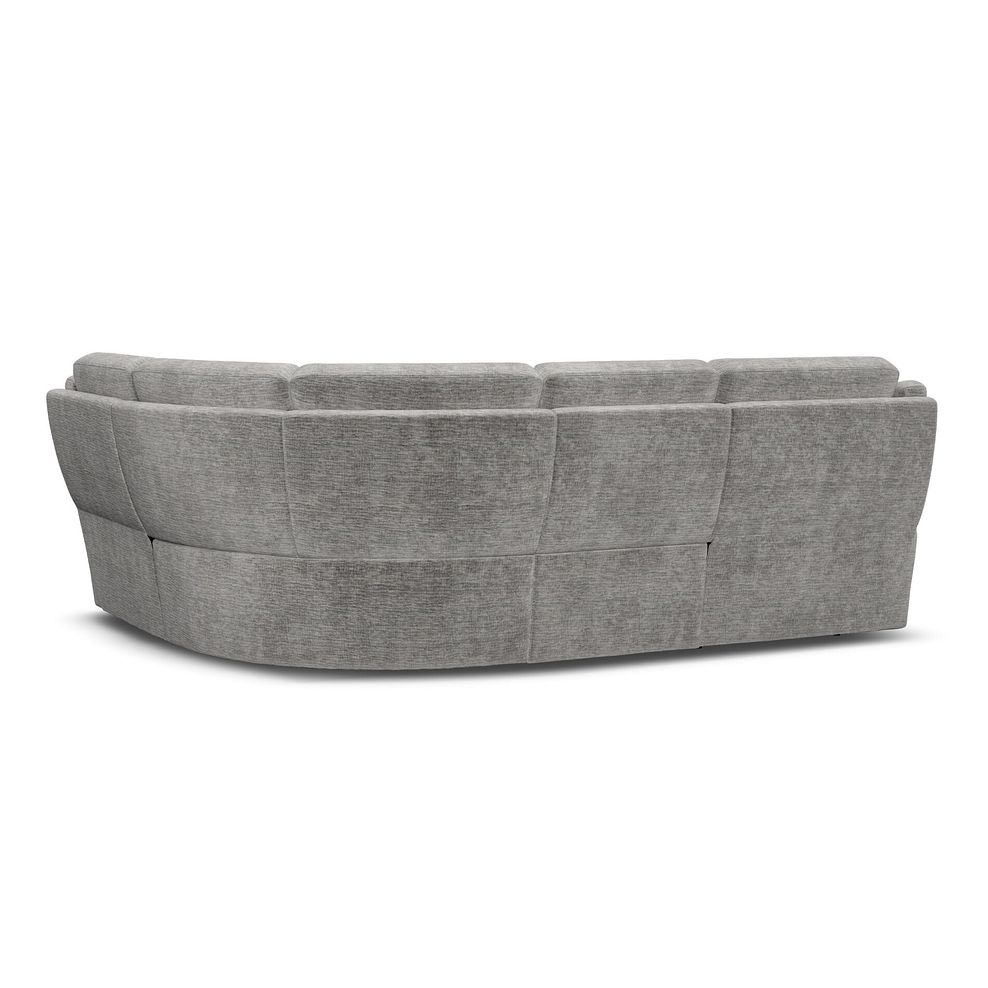 Emerson Left Hand Corner Sofa in Luxe Grey Fabric 3
