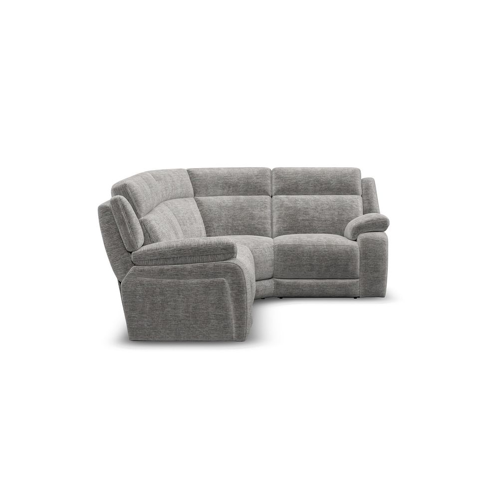 Emerson Left Hand Corner Sofa in Luxe Grey Fabric 4