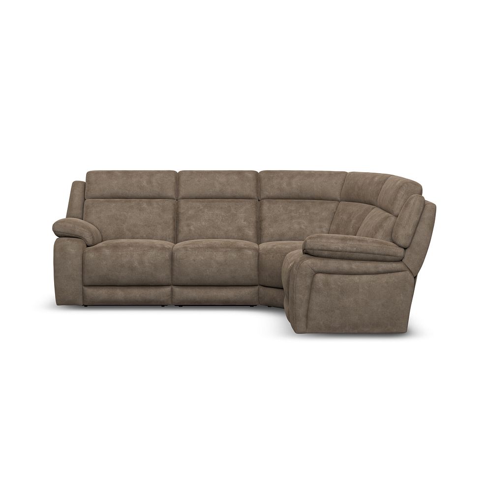 Emerson Left Hand Corner Sofa in Miller Earth Brown Fabric 2