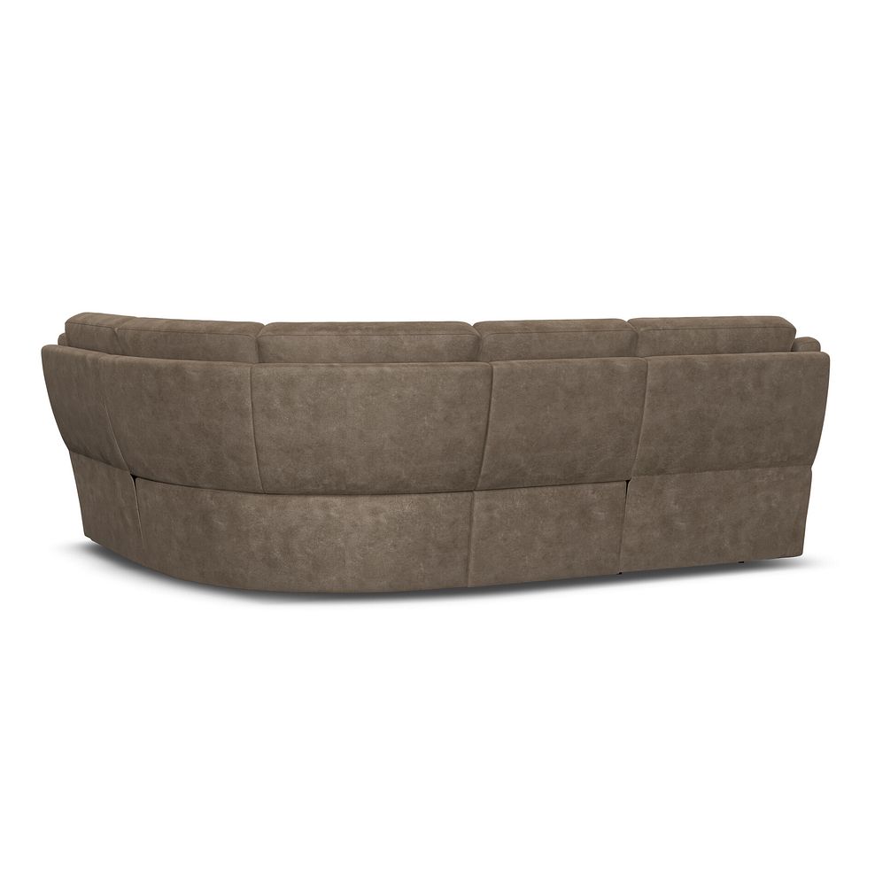 Emerson Left Hand Corner Sofa in Miller Earth Brown Fabric 3