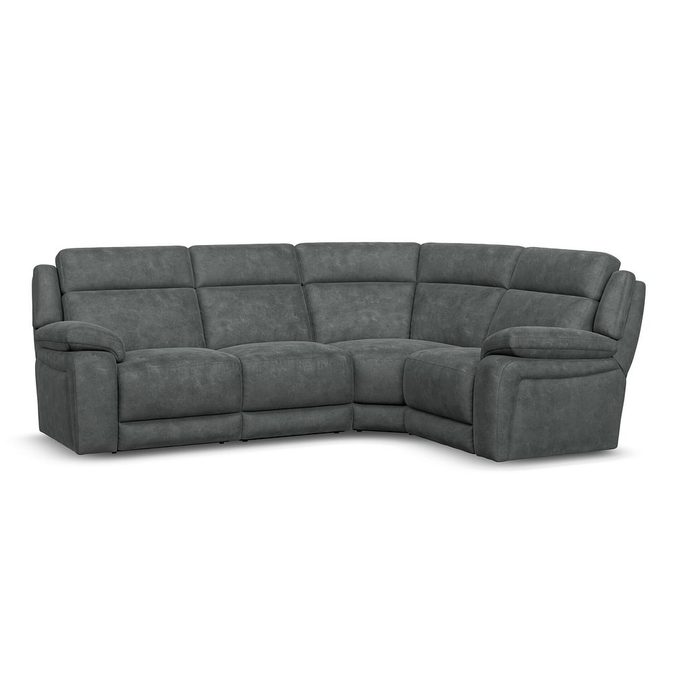 Emerson Left Hand Corner Sofa in Miller Grey Fabric 1