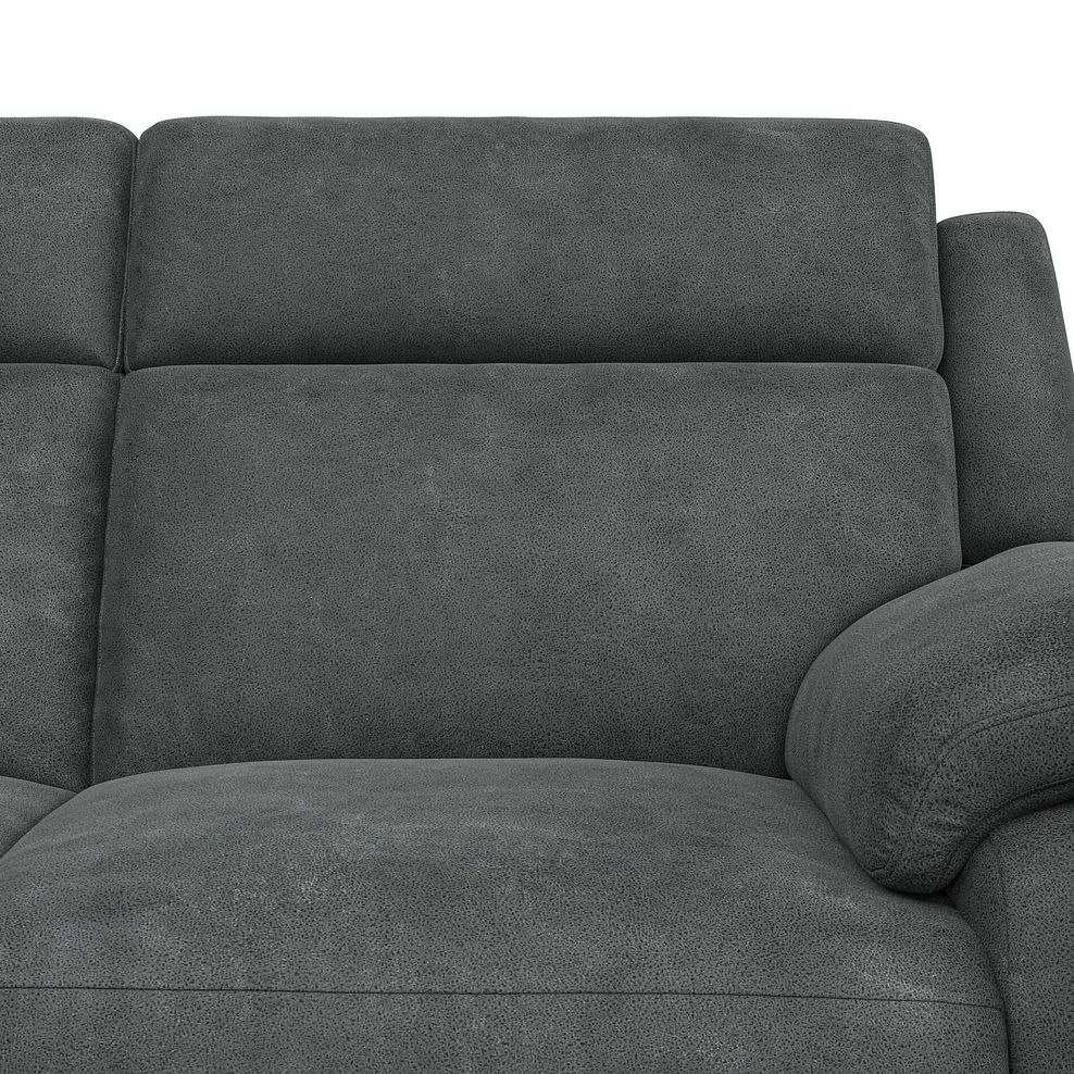 Emerson Left Hand Corner Sofa in Miller Grey Fabric 6