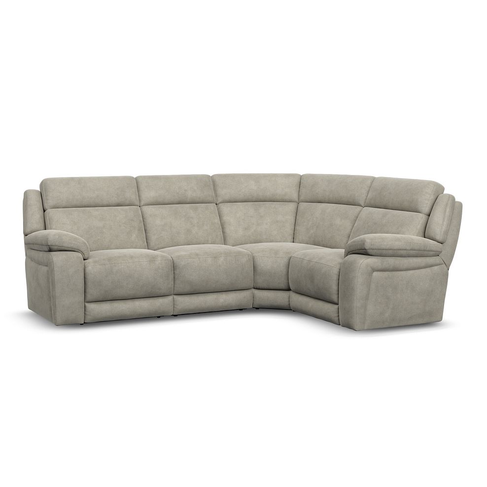 Emerson Left Hand Corner Sofa in Miller Taupe Fabric 1