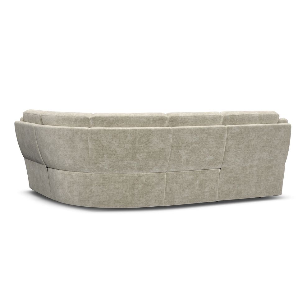 Emerson Left Hand Corner Sofa in Plush Beige Fabric 3