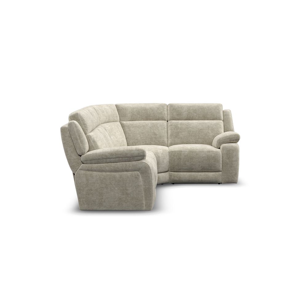 Emerson Left Hand Corner Sofa in Plush Beige Fabric 4