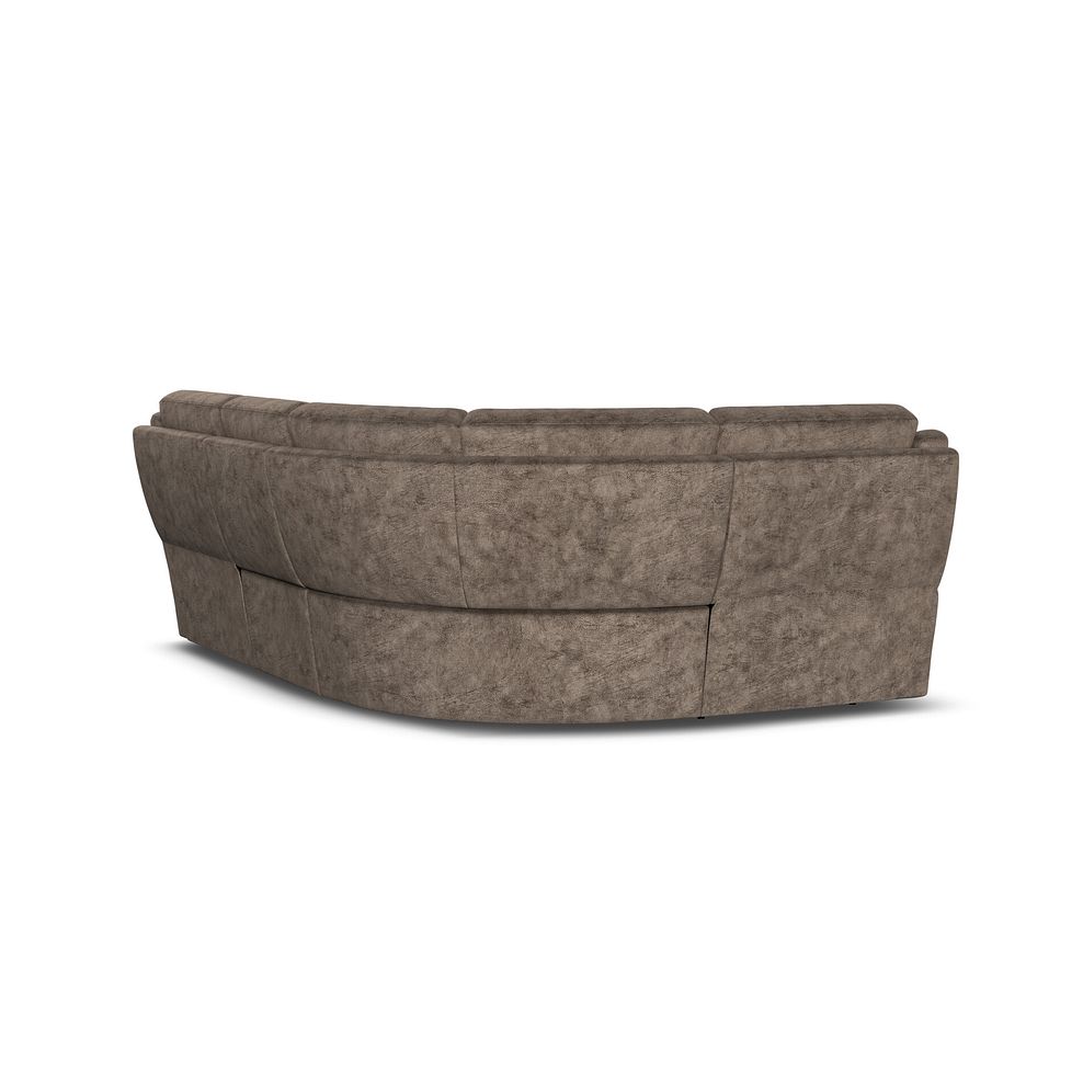 Emerson Right Hand Corner Sofa in Dapple Chocolate Fabric 3