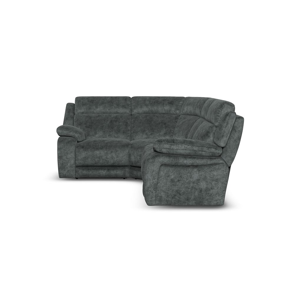Emerson Right Hand Corner Sofa in Dapple Grey Fabric 2