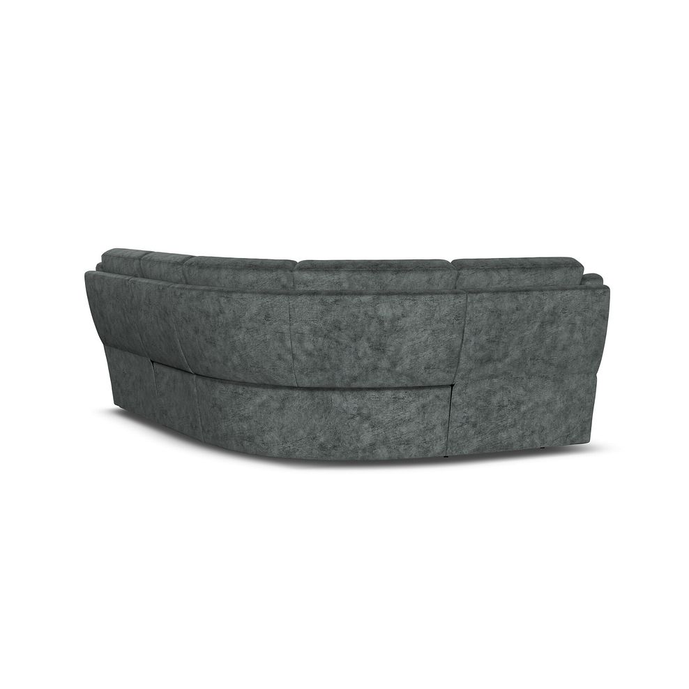 Emerson Right Hand Corner Sofa in Dapple Grey Fabric 3
