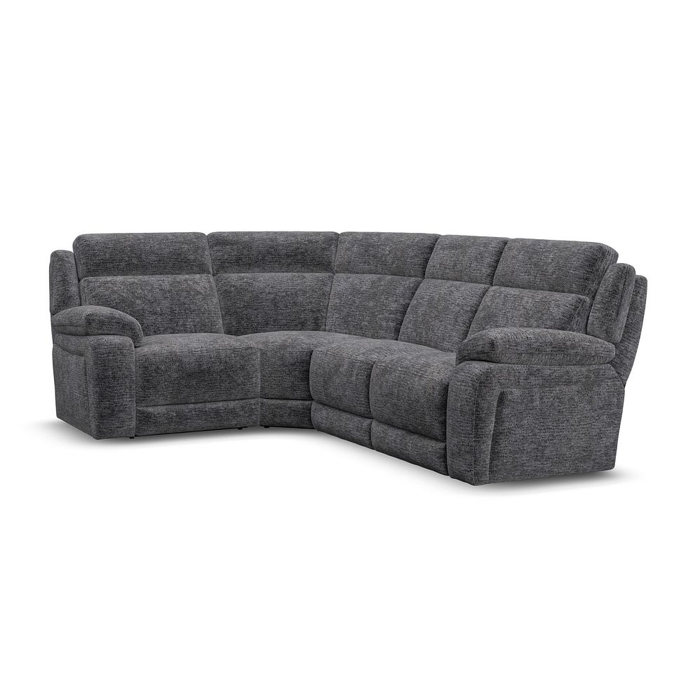Emerson Right Hand Corner Sofa in Luxe Charcoal Fabric 1