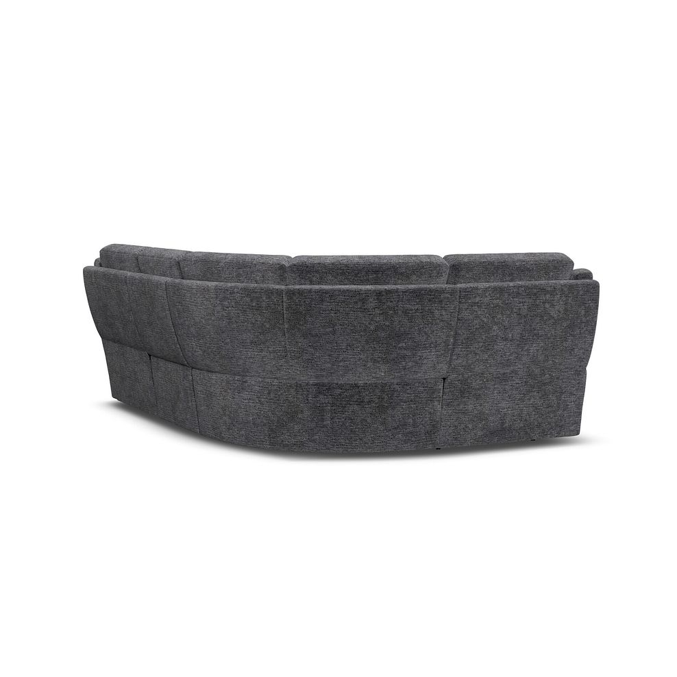 Emerson Right Hand Corner Sofa in Luxe Charcoal Fabric 3