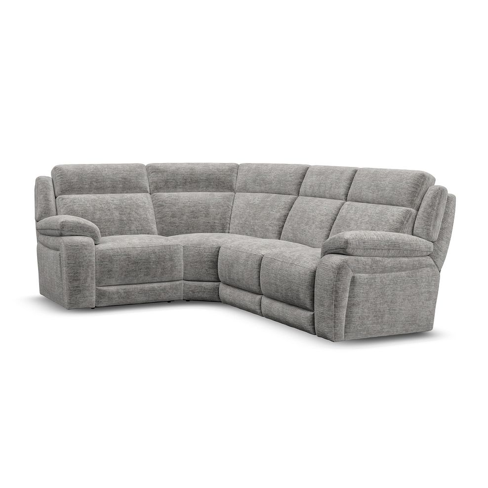 Emerson Right Hand Corner Sofa in Luxe Grey Fabric 1