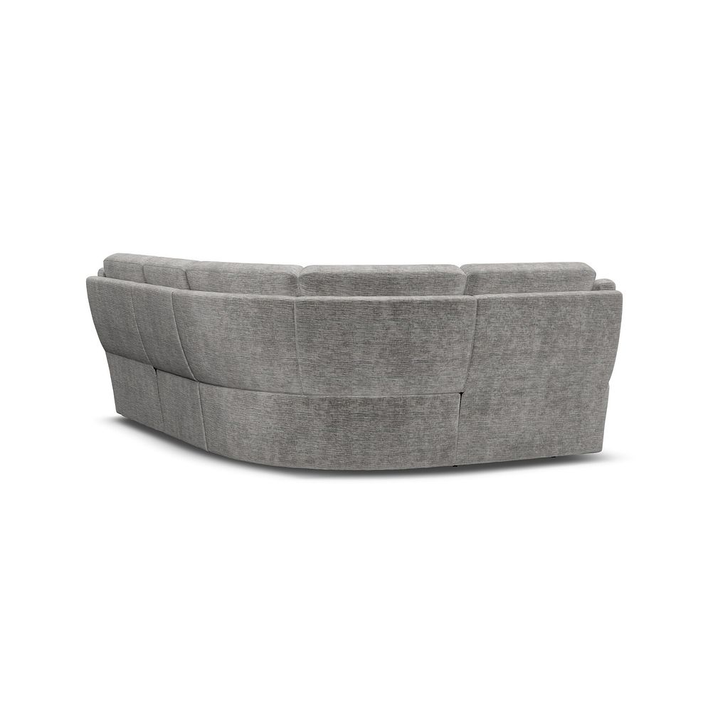 Emerson Right Hand Corner Sofa in Luxe Grey Fabric 3