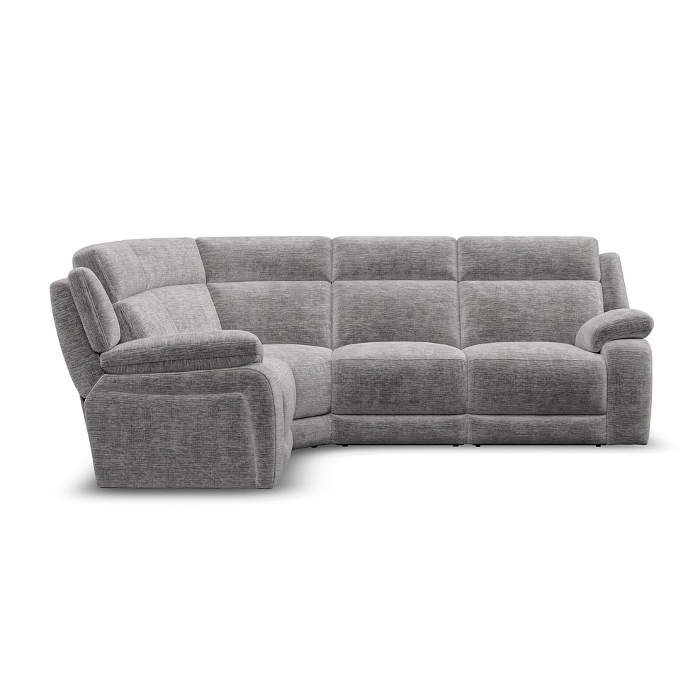 Emerson Right Hand Corner Sofa in Luxe Grey Fabric 4