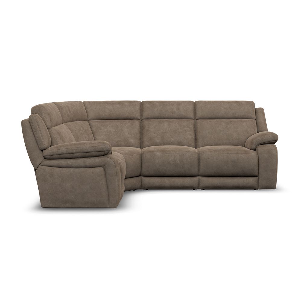 Emerson Right Hand Corner Sofa in Miller Earth Brown Fabric 4