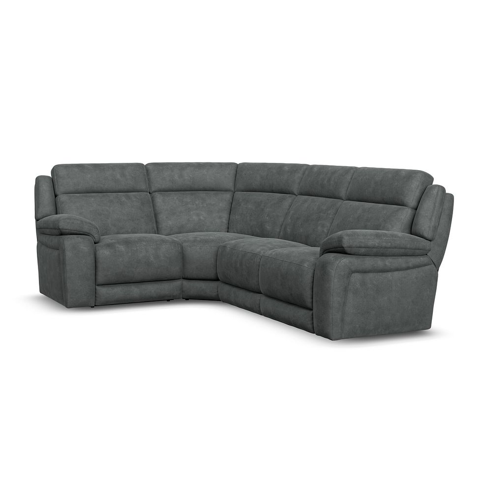 Emerson Right Hand Corner Sofa in Miller Grey Fabric 1