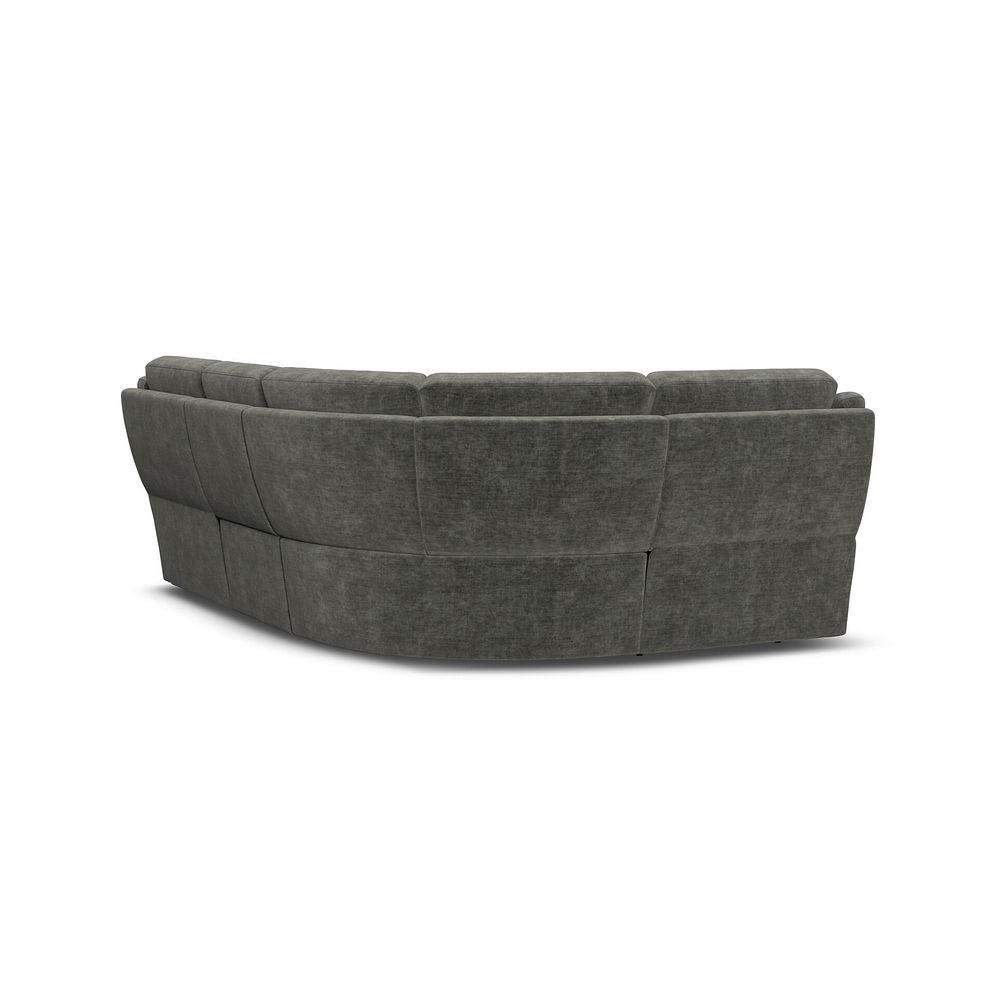 Emerson Right Hand Corner Sofa in Plush Charcoal Fabric 3