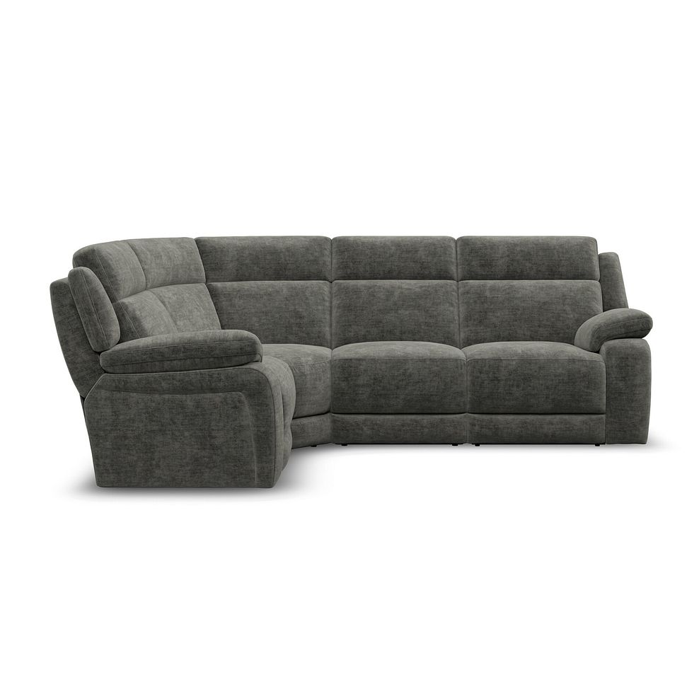 Emerson Right Hand Corner Sofa in Plush Charcoal Fabric 4