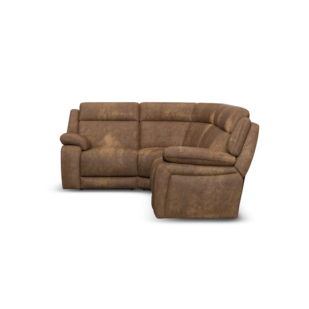 Emerson Right Hand Corner Sofa in Ranch Brown Fabric 2