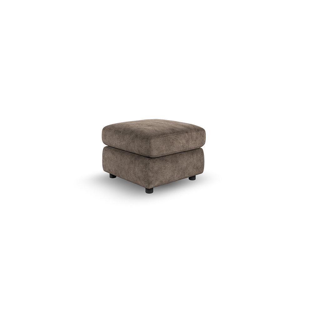 Emerson Storage Footstool in Dapple Chocolate Fabric 4