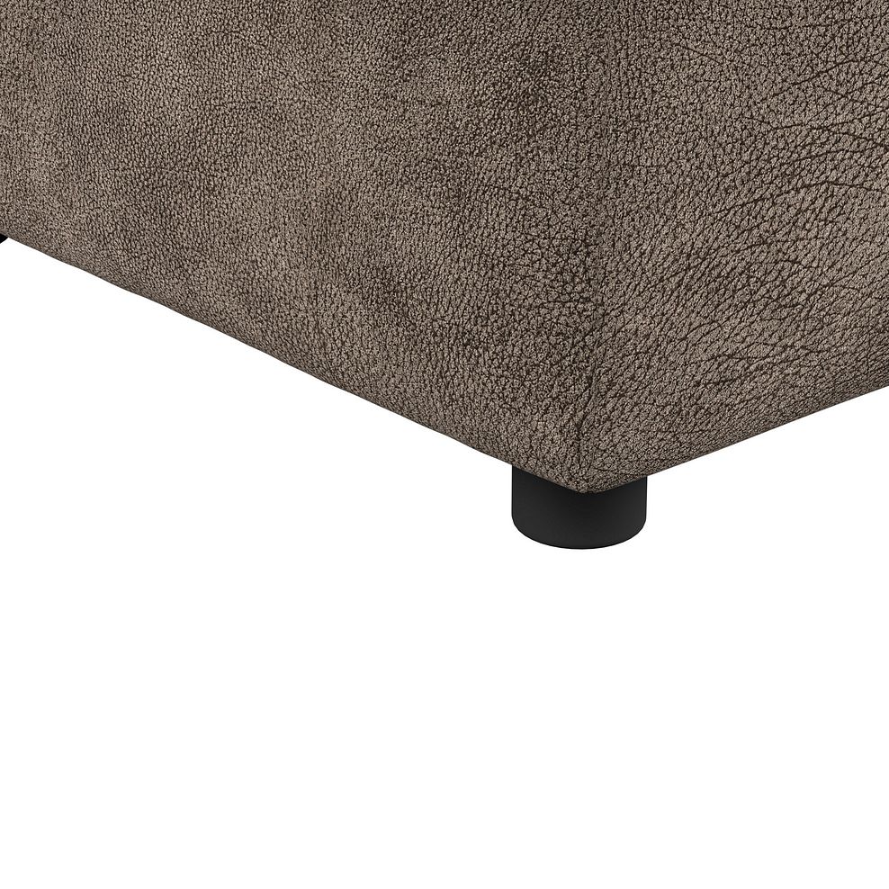 Emerson Storage Footstool in Dapple Chocolate Fabric 8