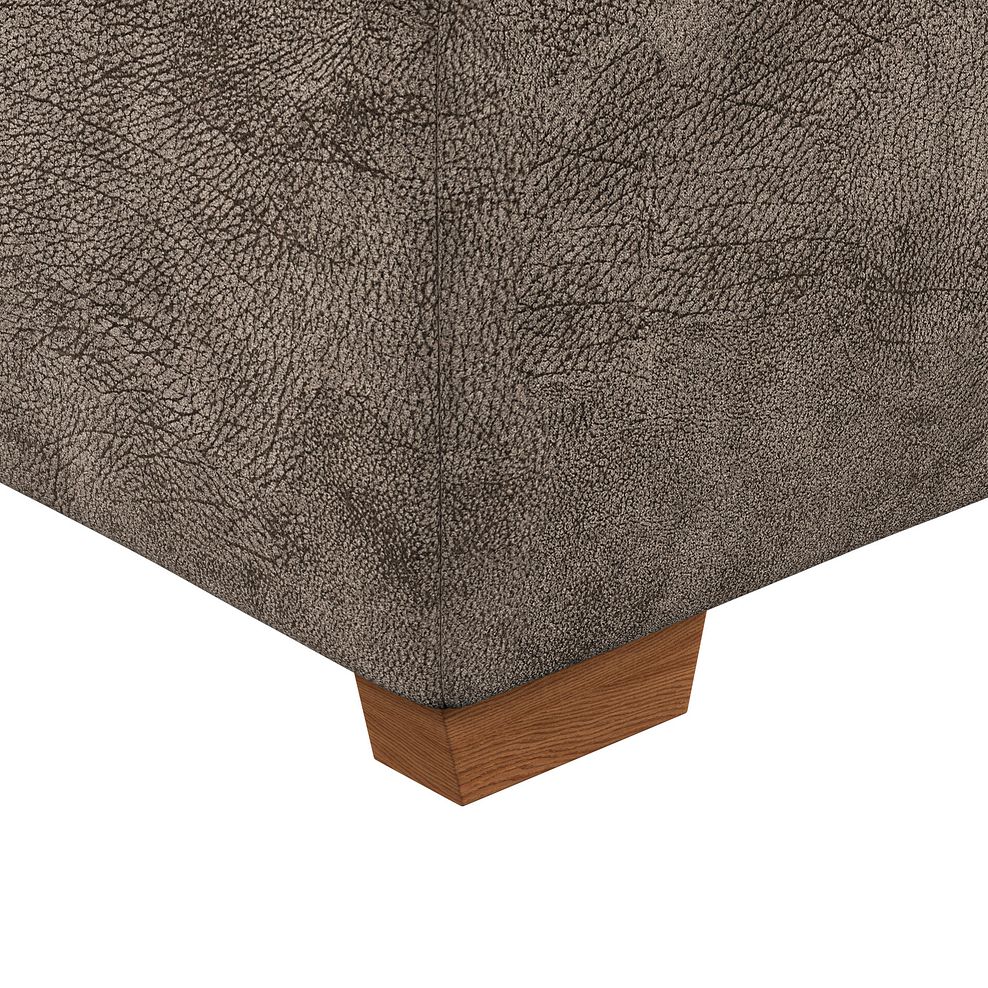 Emerson Storage Footstool in Dapple Chocolate Fabric 8